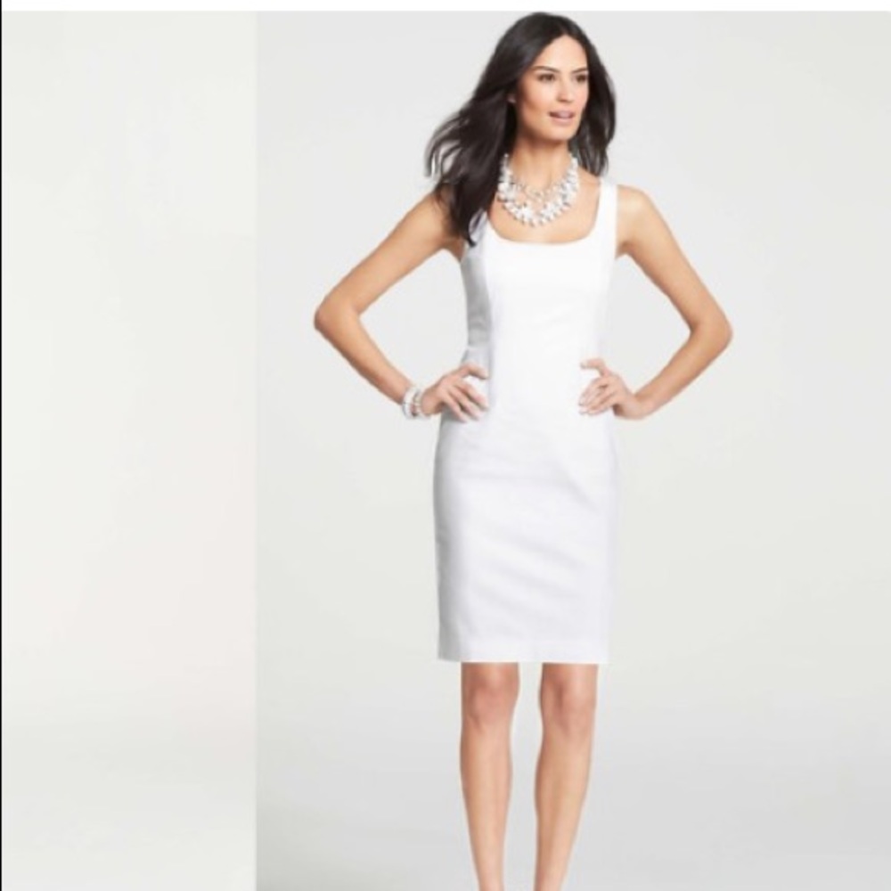 White Ann Taylor Dress
